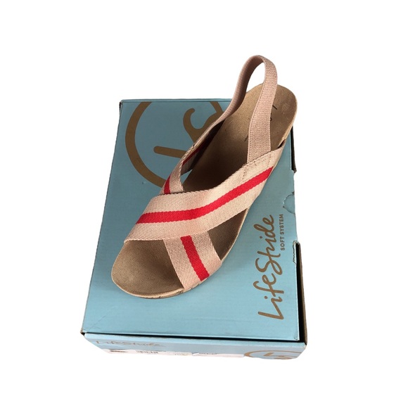 LIFE STRIDE DREAM BIG Strappy Wedge Sandal - Picture 10 of 12
